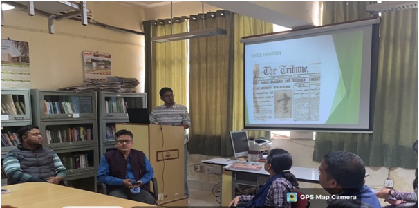 DCE ਅਤੇ DS, ਪੰਜਾਬ ਯੂਨੀਵਰਸਿਟੀ ਨੇ 22 ਮਾਰਚ 2024 ਨੂੰ "ਸ਼ਹੀਦੀ ਦਿਵਸ" 'ਤੇ ਇੱਕ ਪ੍ਰੋਗਰਾਮ ਦਾ ਆਯੋਜਨ ਕੀਤਾ।